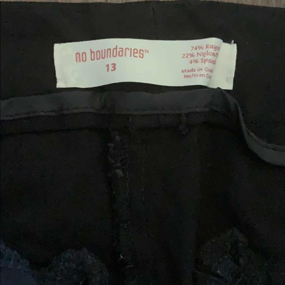 No boundaries black slacks